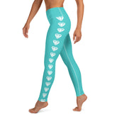 Diamond Aqua Yoga Leggings